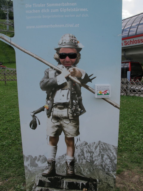 Ich in der Talstation (6. Juli)