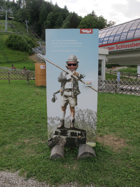 Ich in der Talstation (6. Juli)