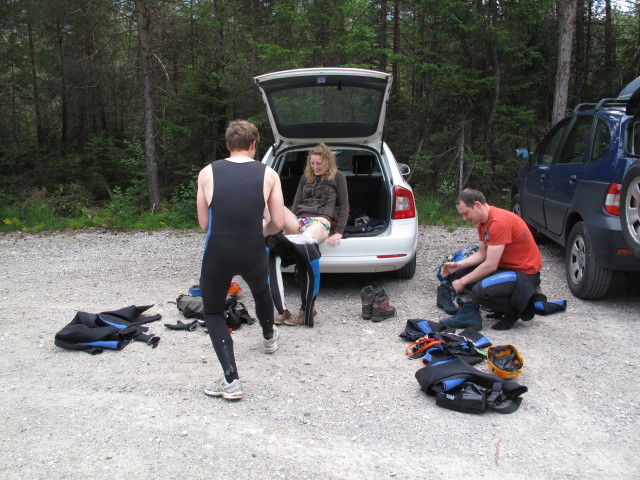 Christian, Sabrina und Werner in Wacht