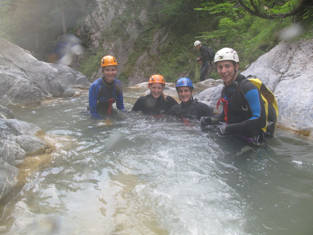 Miriam, Sabrina, Christian, Josef und Christoph im Fellbach