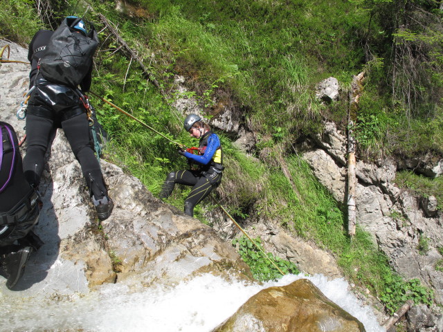 Erwin und Hannelore im Dorfbach