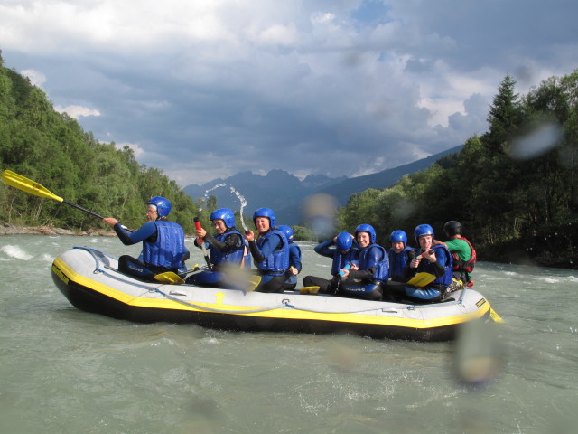 Klaus, Diana, Martina, Werner, Ariane, Günther, Andreas und ? auf der Isel