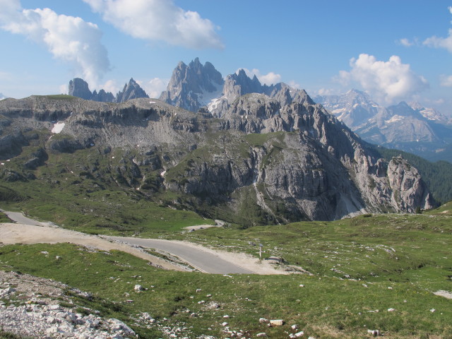 vom Rifugio Auronzo Richtung Süden