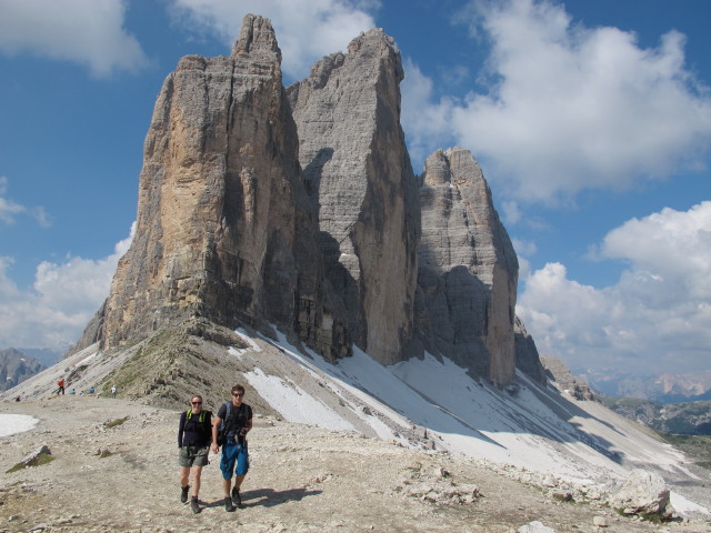 Sabrina und Christian am Paternsattel, 2.454 m