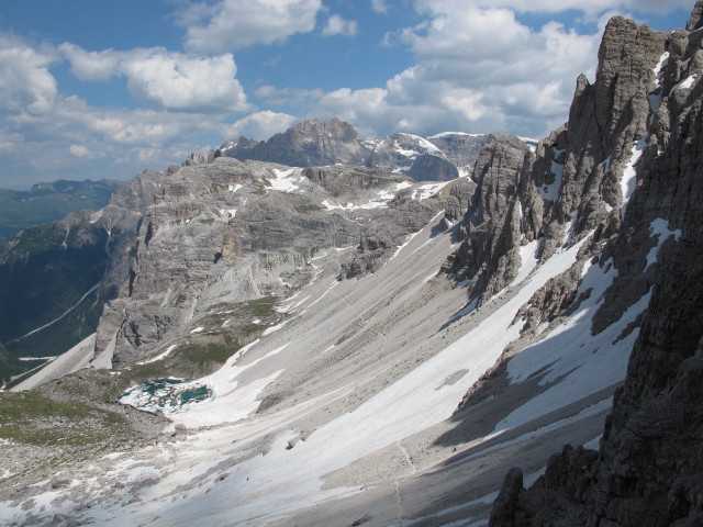 vom Innerkofler-De-Luca-Klettersteig Richtung Osten