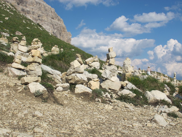 neben Weg 105 zwischen Forcella Col di Mezzo und Rifugio Auronzo