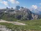 vom Rifugio Auronzo Richtung Süden