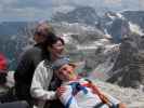 Günther, Ulrike und Diana am Paternkofel, 2.744 m