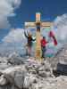 Sabrina und Christian am Paternkofel, 2.744 m