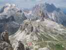 Drei-Zinnen-Hütte vom Innerkofler-De-Luca-Klettersteig aus