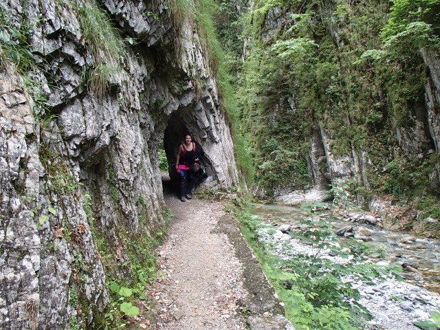 Ariane in der Mauthner Klamm