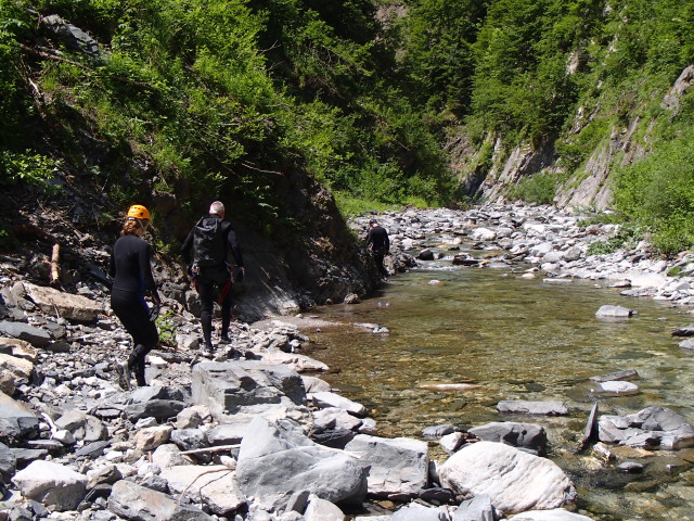 Klabauter-Klettersteig: Miriam und Josef am Sonnenstrand