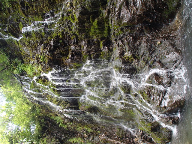 Klabauter-Klettersteig: märchenhafte Moosdusche