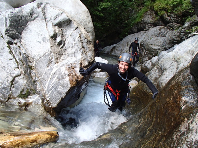 Klabauter-Klettersteig: Josef, Ariane und Andreas