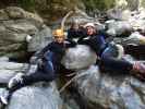 Klabauter-Klettersteig: Miriam, Ariane und Dominika