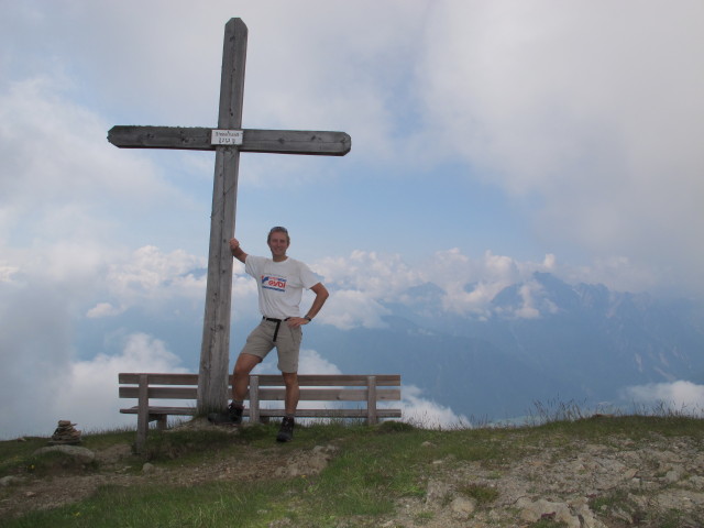 Ich am Vorgipfel des Steinermandls, 2.213 m (13. Juli)