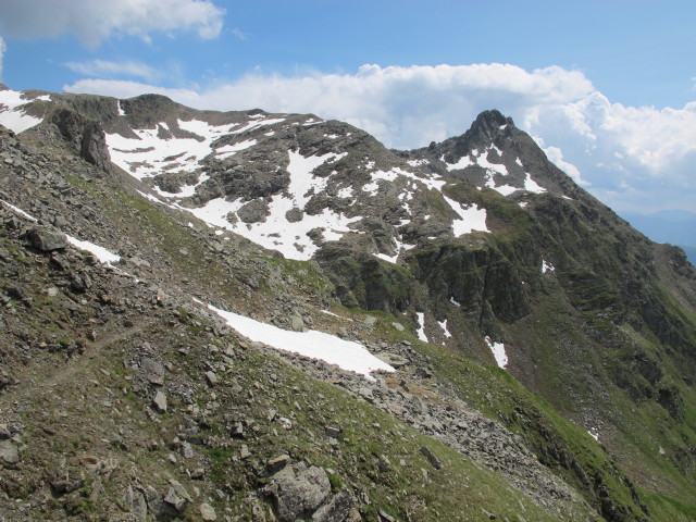 Weg 913 zwischen Kleinsäblsee und Alkuser See (13. Juli)