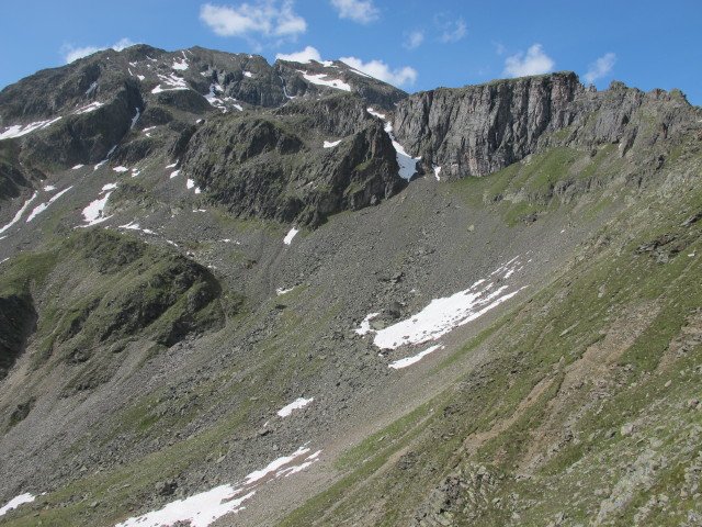 Weg 913 zwischen Alkuser See und Mirschachscharte (13. Juli)