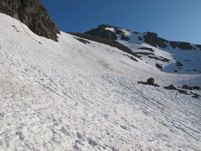 Weg 912 zwischen Abzweigung zum Hochschober und Schobertörl (14. Juli)