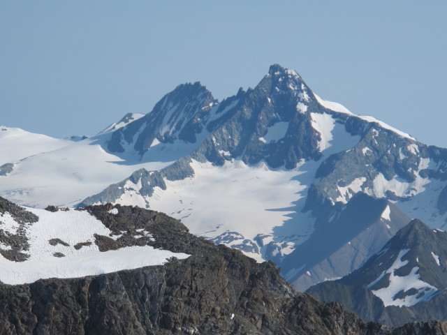 Großglockner vom Südgipfel des Debantgrats aus (14. Juli)