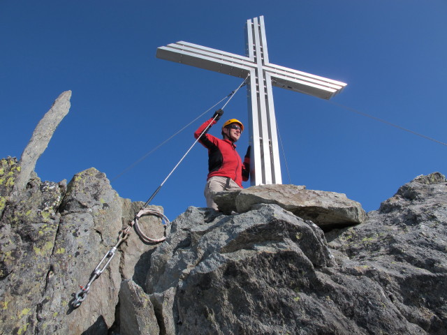 Ich am Südgipfel des Debantgrats, 3.052 m (14. Juli)