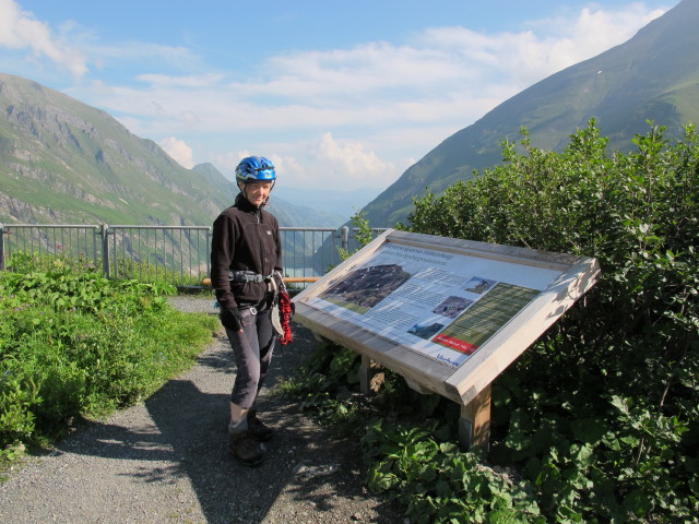 Irene bei der Klettersteigarena Höhenburg (20. Juli)