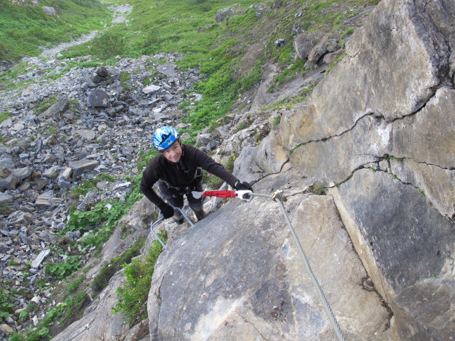 Klettersteigarena Höhenburg: Irene am Klettersteig 'Mooser-Mandl' (20. Juli)