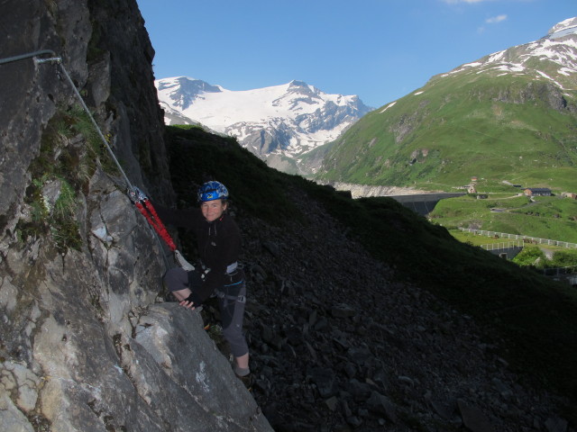 Klettersteigarena Höhenburg: Irene am Klettersteig 'Mooser-Mandl' (20. Juli)