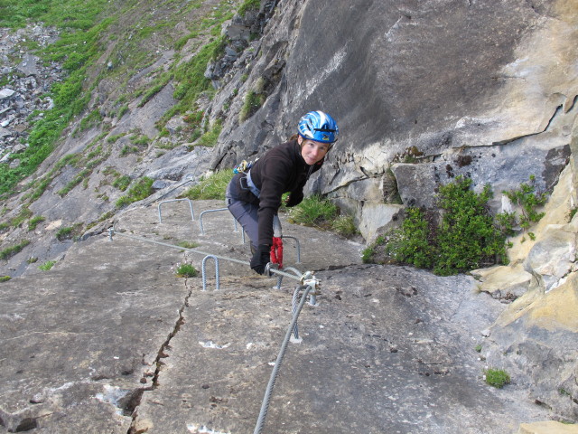 Klettersteigarena Höhenburg: Irene am Klettersteig 'Mooser-Mandl' (20. Juli)