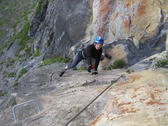 Klettersteigarena Höhenburg: Irene am Klettersteig 'Mooser-Mandl' (20. Juli)