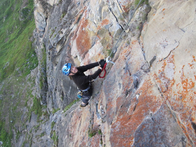 Klettersteigarena Höhenburg: Irene am Klettersteig 'Mooser-Mandl' (20. Juli)