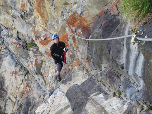 Klettersteigarena Höhenburg: Irene am Klettersteig 'Mooser-Mandl' (20. Juli)