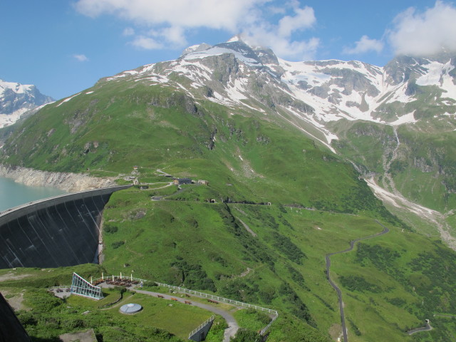 von der Klettersteigarena Höhenburg Richtung Westen (20. Juli)