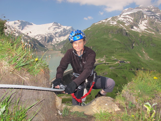 Klettersteigarena Höhenburg: Irene am Klettersteig 'Mooser-Mandl' (20. Juli)