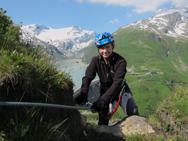 Klettersteigarena Höhenburg: Irene am Klettersteig 'Mooser-Mandl' (20. Juli)