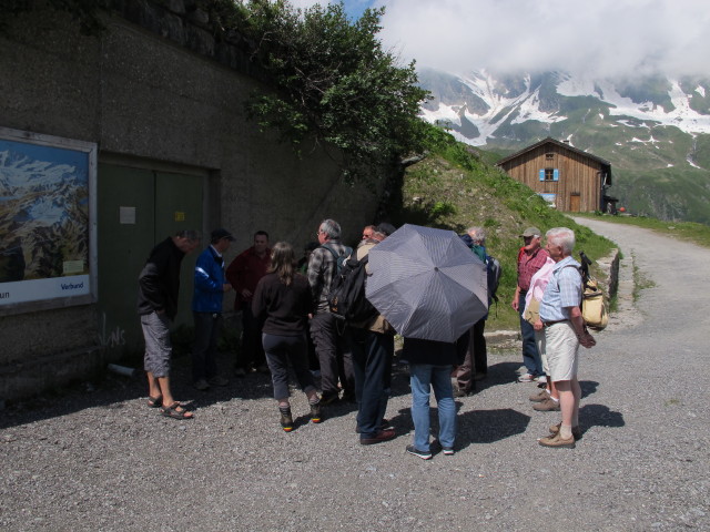 bei der Mooserboden-Sperre, 2.040 m (20. Juli)