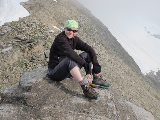 Irene am Unteren Fochezkopf, 3.022 m (20. Juli)