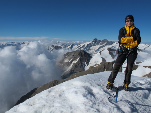 Irene am Großen Wiesbachhorn, 3.564 m (21. Juli)