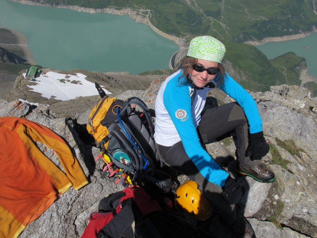 Irene am Unteren Fochezkopf, 3.022 m (21. Juli)