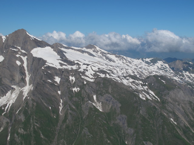 Skigebiet Kitzsteinhorn vom Max-Hirschl-Weg aus (22. Juli)