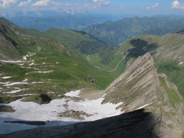 Gleiwitzer Höhenweg zwischen Spitzbrett und Unterer Jägerscharte (22. Juli)