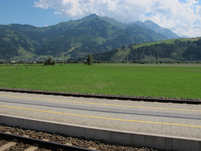 Glocknergruppe vom Bahnhof Fürth-Kaprun aus (23. Juli)