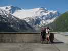 Irene und ich auf der Mooserboden-Sperre, 2.040 m (20. Juli)