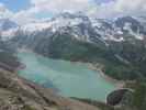 Stausee Mooserboden vom Haushofer-Weg aus (20. Juli)