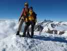 Ich und Irene am Großen Wiesbachhorn, 3.564 m (21. Juli)