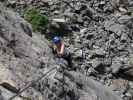 Klettersteigarena Höhenburg: Irene am Klettersteig 'Drossen-Hex' (21. Juli)