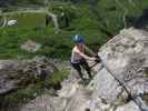 Klettersteigarena Höhenburg: Irene am Klettersteig 'Limberg-Zwerg' (21. Juli)