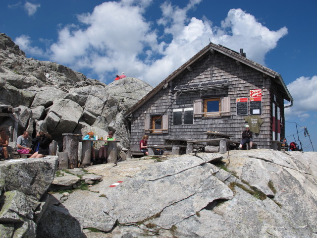 Irene bei der Rojacherhütte, 2.719 m (27. Juli)