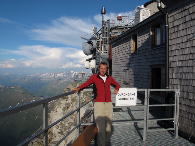 Ich am Zittelhaus, 3.106 m (27. Juli)