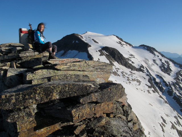 Irene am Goldzechkopf, 3.042 m (28. Juli)